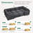 Abramson U-Shaped Chenille Modular Sleeper Cloud Sofa-697541208