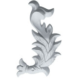Needham 6.75'' H x 3.88'' W x 0.75'' D Urethane Onlay Scroll