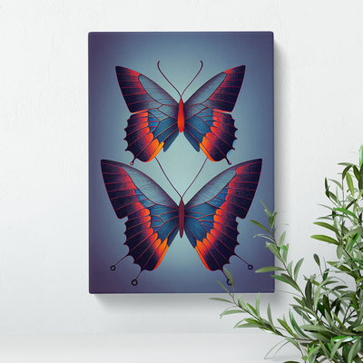Loving Butterflies - Wrapped Canvas