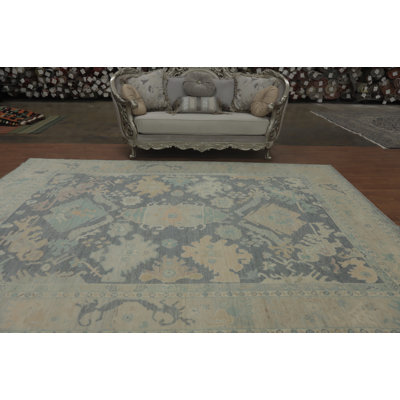 Handmade Oushak Vegetable Dye Area Rug 9x12