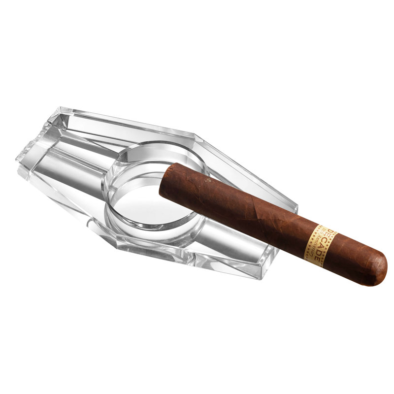 Cendrier pour cigares crystal desktop Rhea, Oui, Main Lucida