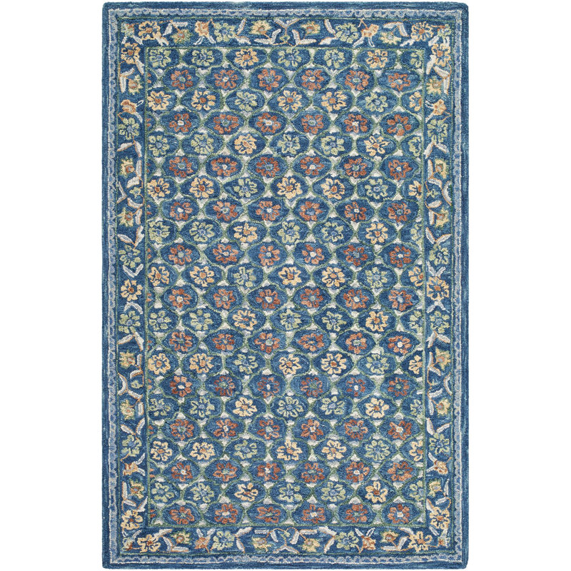 Tapis fait à la main Manor, Rectangulaire 8 pi x 10 pi