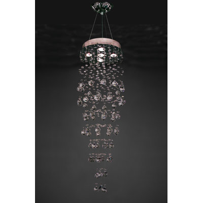 Lustre à plusieurs niveaux 5 lumières unique Griffey
