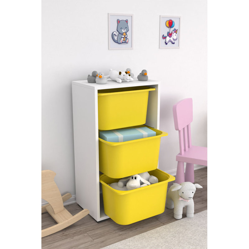 Armoire polyvalente, Jaune