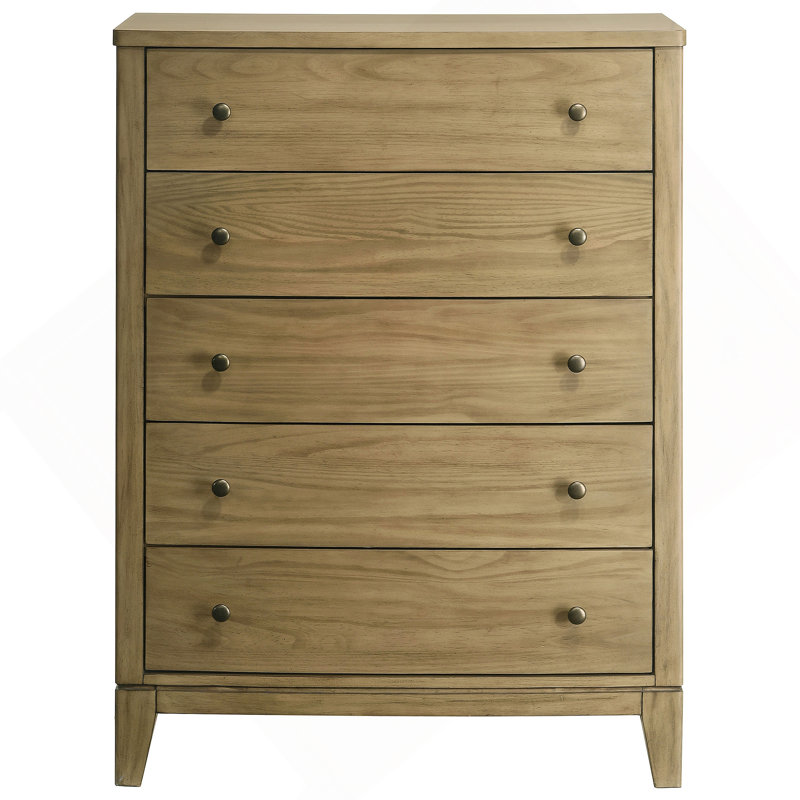 Commode 5 tiroirs Natural Pine