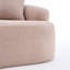 Causeuse courbée beige chaud: sans assemblage-818527507-818527508