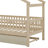 Wooden House Bed with Trundle-126131857-126131860