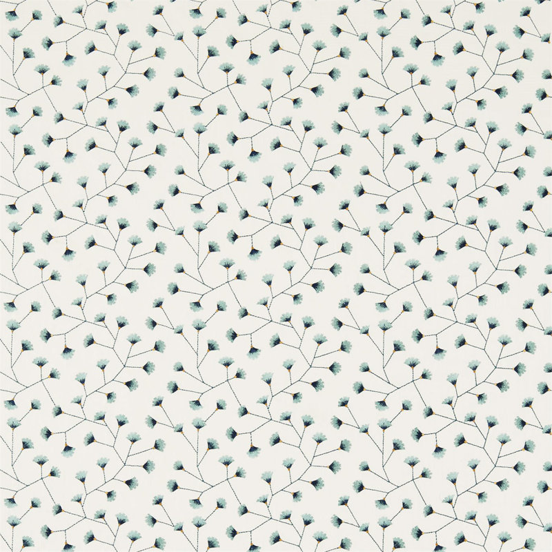 Gingko Trail Fabric, Dijon