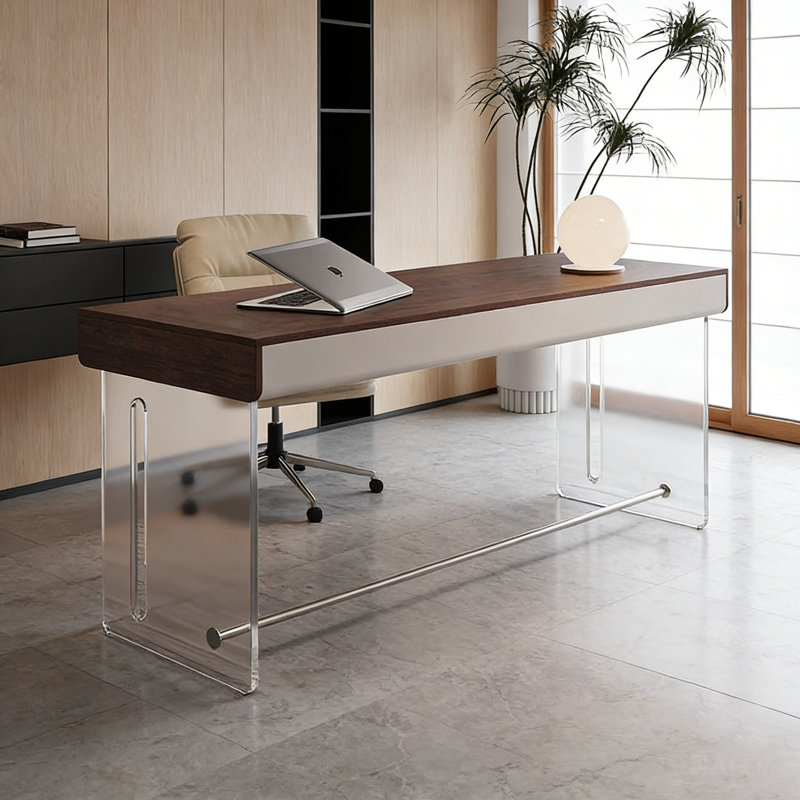 Bureau de luxe léger italien, H 29,53 po x l 62,99 po x P 25,59 po