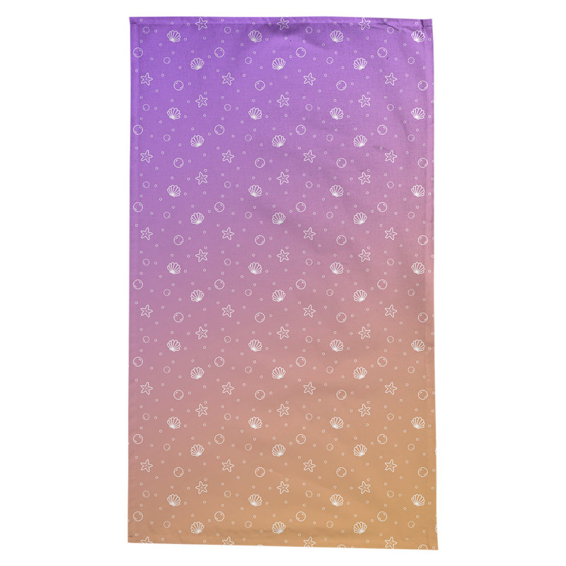 Nappe à motif Leffel, Mauve et orange