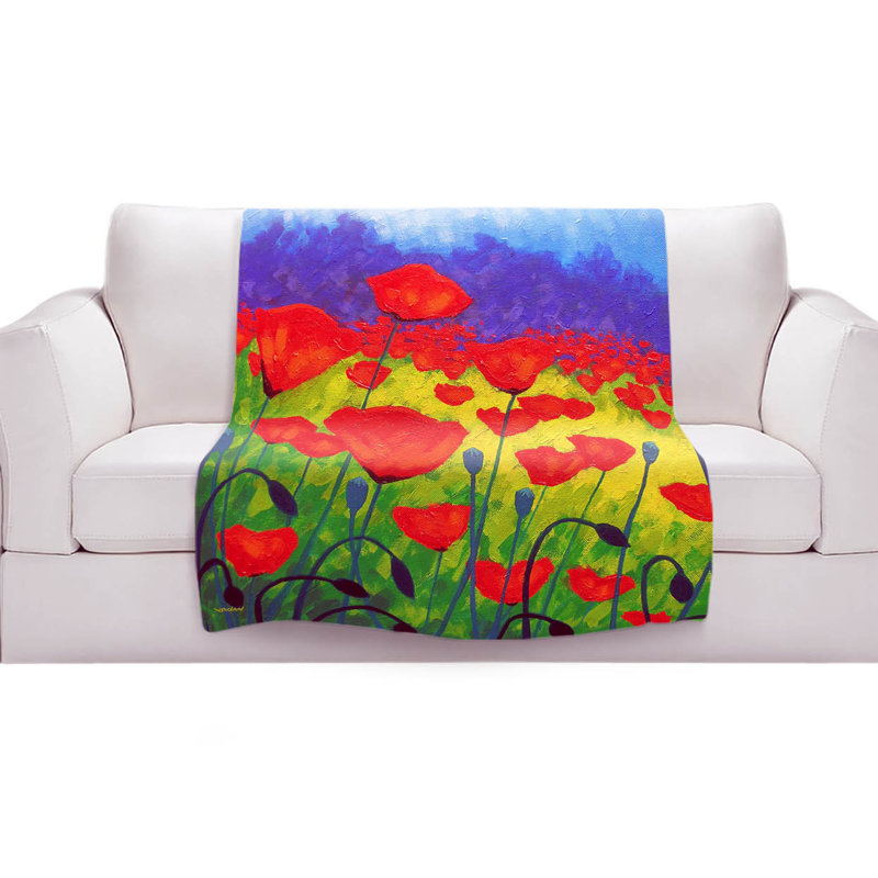 Couverture sherpa doux de coin ii dépilé, l 51 po x L 60 po