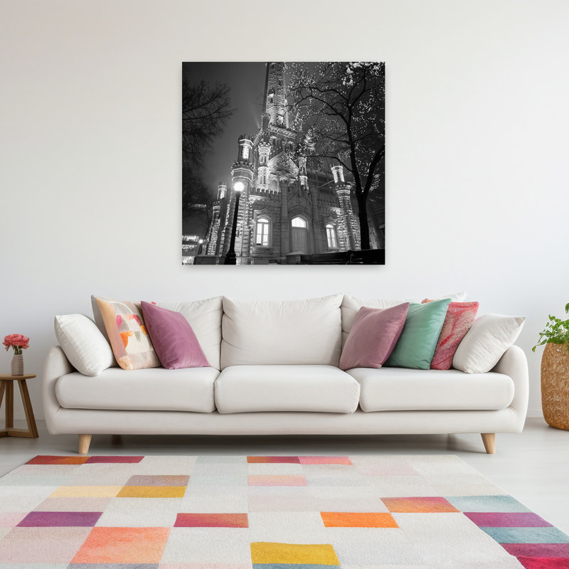 Water Tower Chicago IL 1 Piece Wrapped Canvas Wall Art, 121.92cm H x 121.92cm W