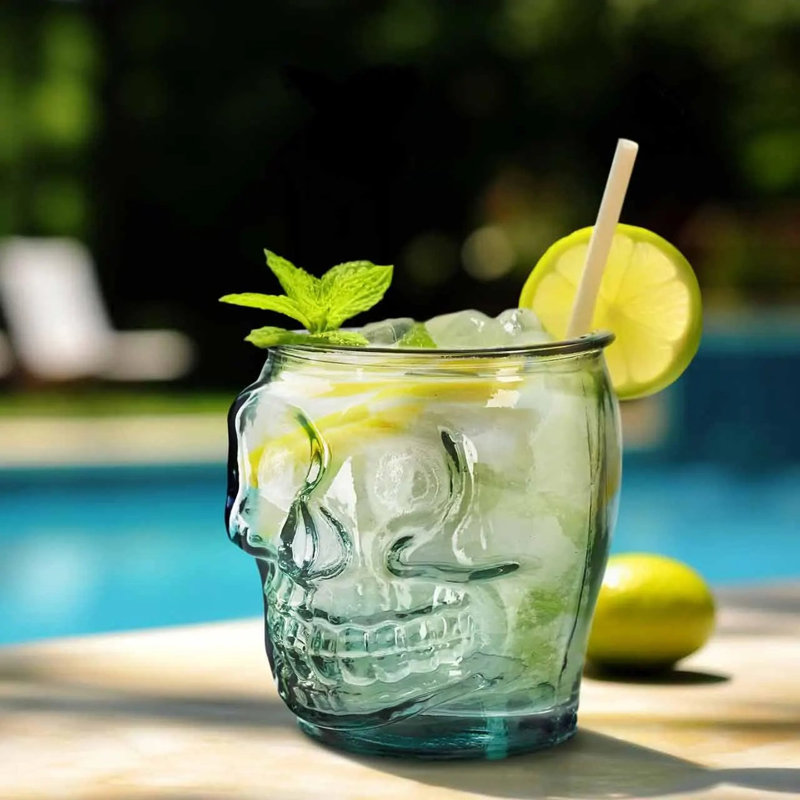 Ensemble de 6 verres 100% recyclés 15 oz.