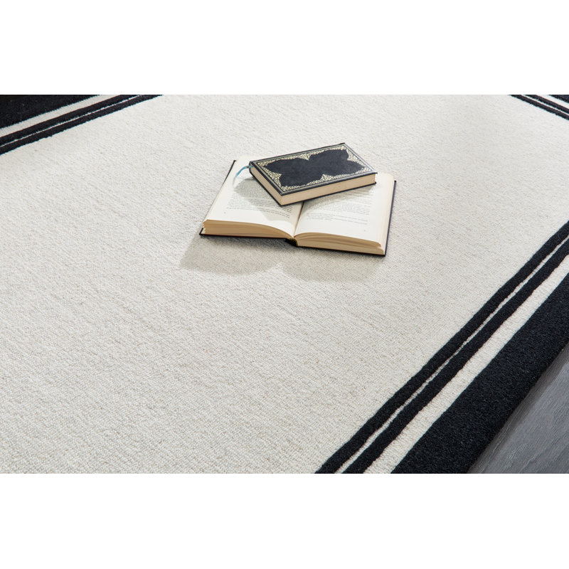 Benzley Wool Hand Woven Area Rug, Rectangle 200 x 290cm