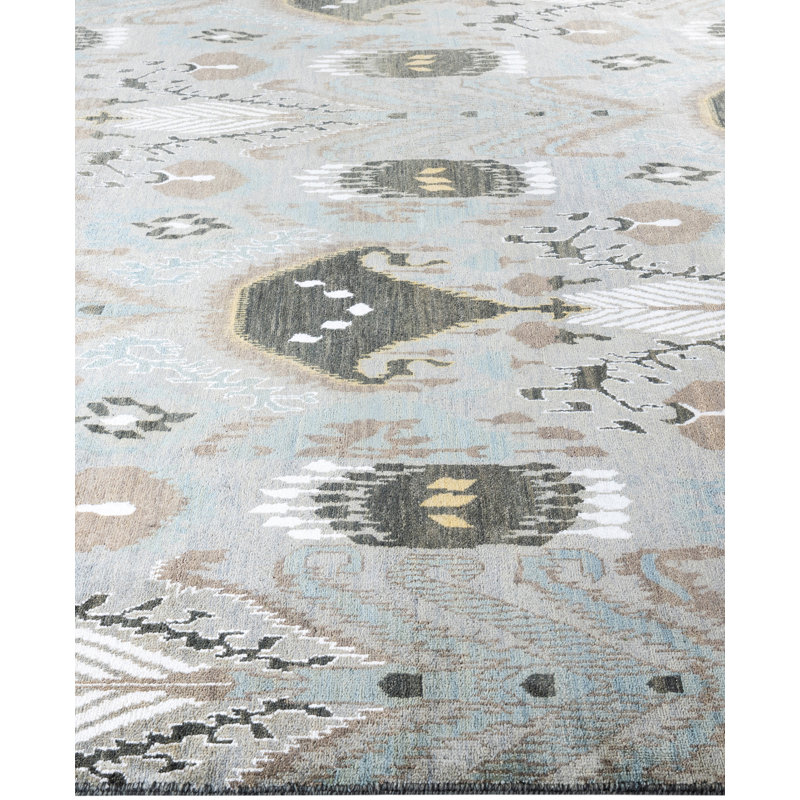 Overdyed One-of-a-Kind 8' 10" X 12' 8" Hand Knotted Area Rug