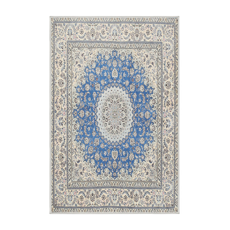 Rollegem Performance Oriental Indoor Rug, Rectangle 5' x 7'