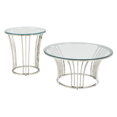 Ensemble de tables basses 2 pièces Wilfong