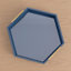 Plateau décoratif hexagonal avec poignées en métal Norvan-601423951