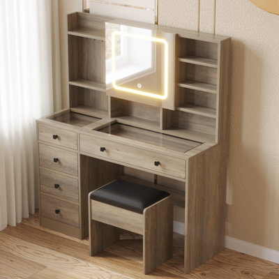 Bohuslava Vanity Table Stool Set