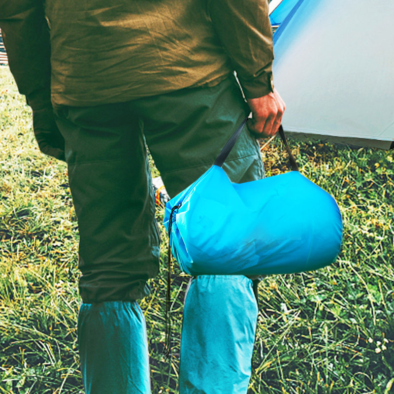 Tente de camping pour 2 personnes, Bleu / gris