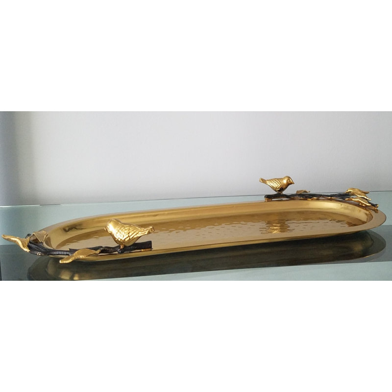 Plat Oblong Songbird - 15 x 6 po