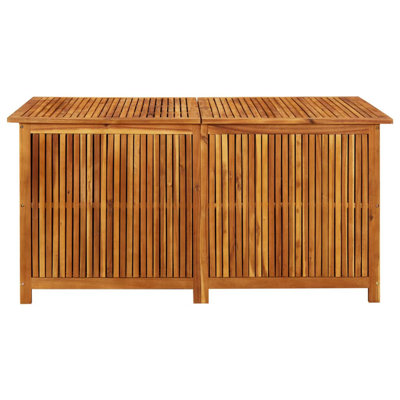vidaXL Outdoor Storage Box, Deck Box, Solid Acacia Wood by VidaXL