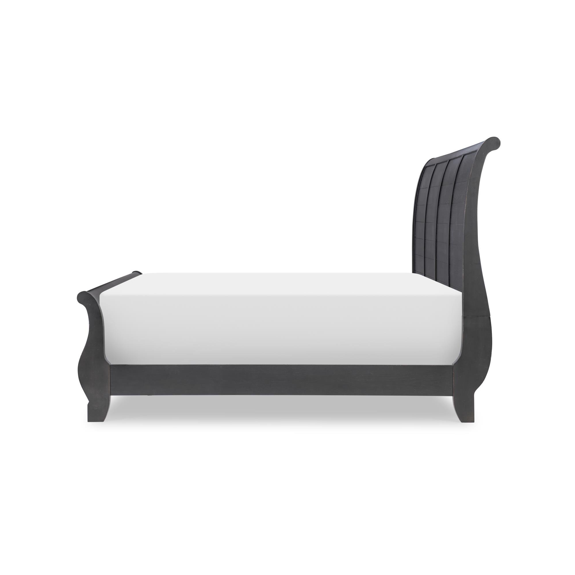 Country Living Sleigh Bed, Queen, Black