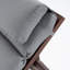 Ensemble de chaises longues inclinables 85 cm en Sunbrella avec coussins Minhaj-83756926