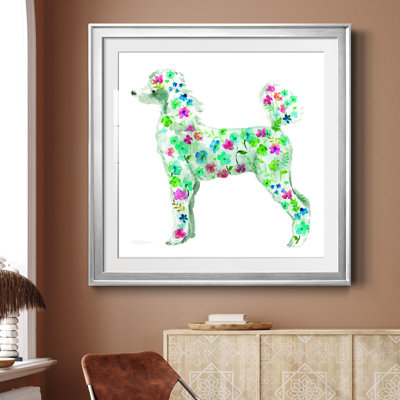 " Tapestry Poodle " Painting Print