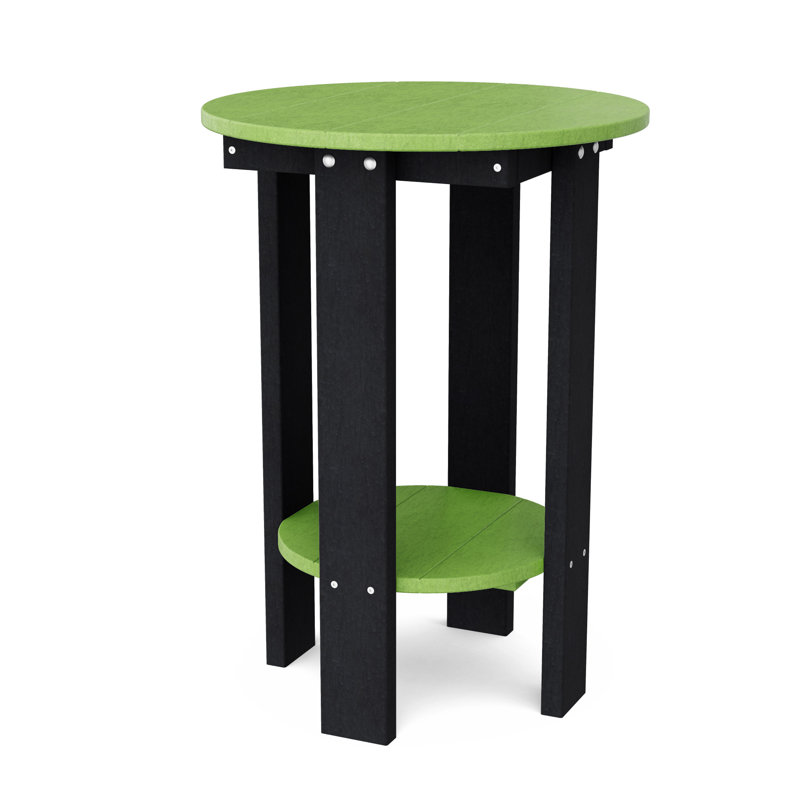 Ensemble de chaises de balcon avec table Heritage, Vert lime / Noir