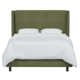 Bellfield Upholstered Wingback Bed