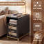 60cm W Metal Bedside Table-1322050447