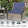3-Piece 2-Person Wicker Patio Seating Group with Cushion