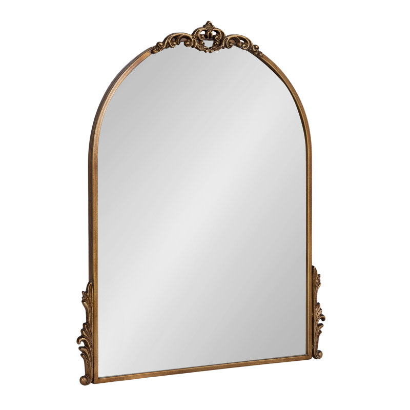 Christany Metal Mirror, Gold, 26" x 20"