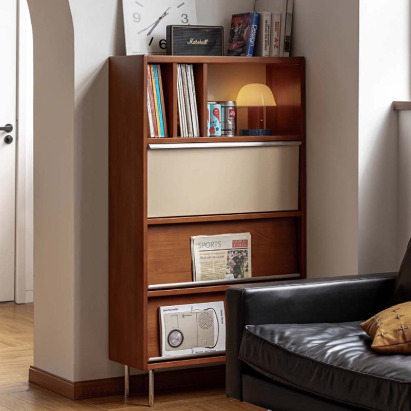 Petite bibliothèque vitrine multifonctionnelle
