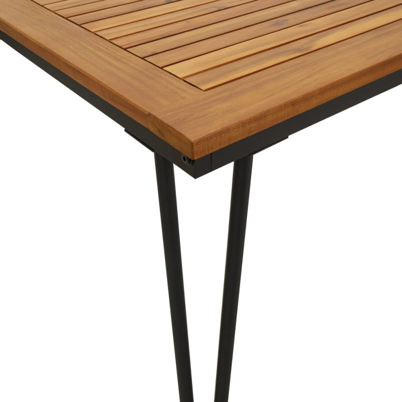 Table de salle à manger, L 31,5 po x L 63 po x H 29,5 po