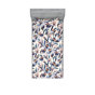 Lavande, bleu pâle, orange / floral