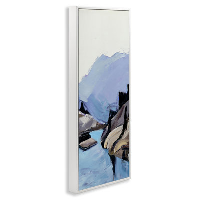 «Mountain River Abstraction», estampe numérique par Julie Denise bk-142
