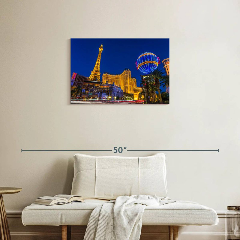 Ravi Las Vegas Paris Lights, H 20 po x l 30 po