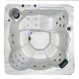 Hudson Bay Spas 110 Volt 6 Person 29 - Jet Acrylic Square Plug And Play Hot Tub