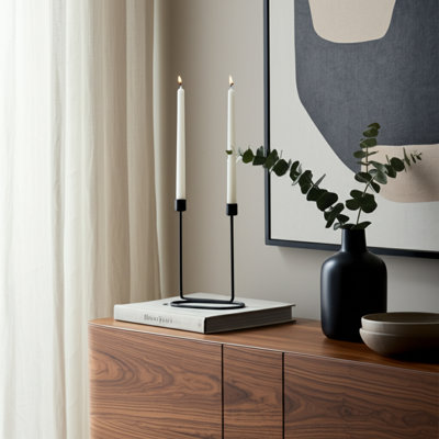 Porte-bougie à fil double Modern