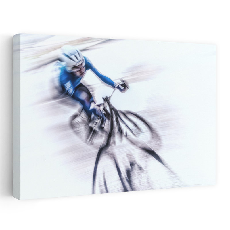 Impression d'art mural vélo Speed Racer, 32" H x 48" W