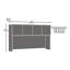 Huche 60 po x 30 po, finition rouge