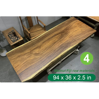 Table de bout droite N ° 4 de 94 po x 36 po x 2,5 po S&Z