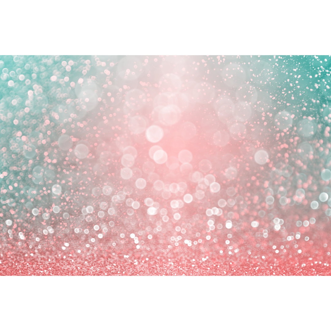 Sparkle Turquoise Background by Stephanie Zieber - Wrapped Canvas Graphic Art