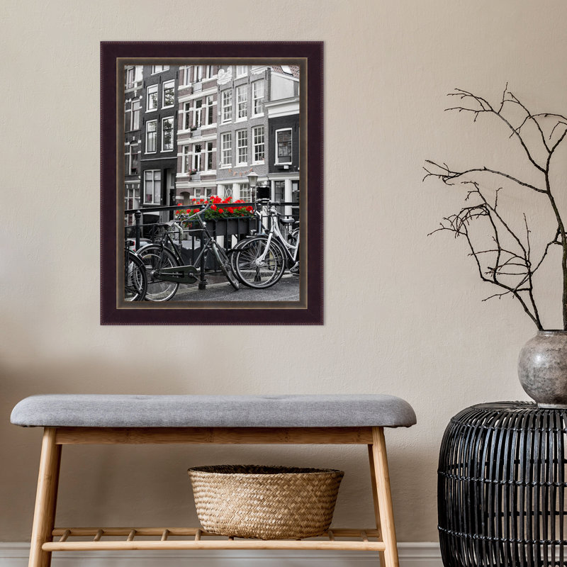 Cadre photo simple en bois Quinones, 22 po x 28 po
