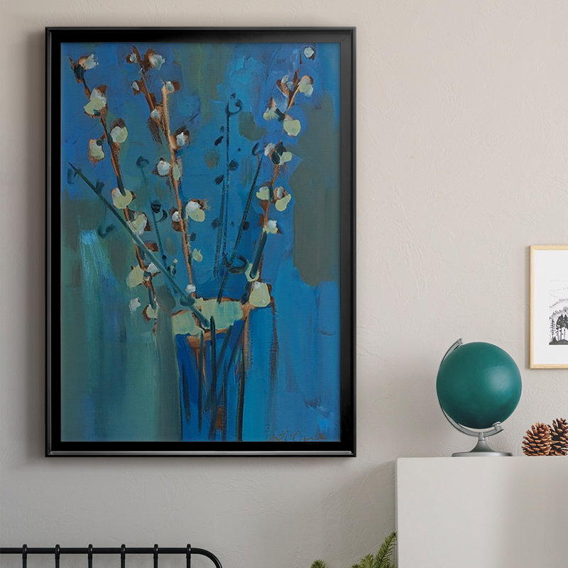 Winter Willow II, reproduction encadrée de qualité supérieure - prête à être accrochée, H 24,5 po x l 18,5 po x P 1 po, Noir