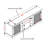 Farmhouse Rattan TV Stand Console Table For Tvs Up To 70 Inches, TV Console Table With 2 Storage Shelves, 2 Natural Rattan Door Cabinets, 65"W*15.55"D*23.86"H, Gray-1597022564