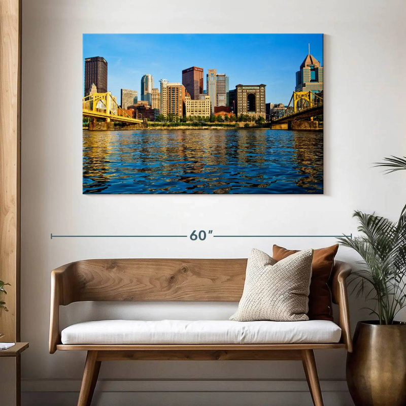 Sireci Pittsburgh Skyline, 32" H x 48" W