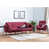 100 % lin rouge bordeaux est en rupture de stock